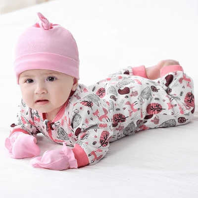 Barboteuse - UnisexRompers™ - Ours Rose - Planète bébé