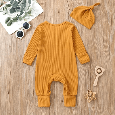 Barboteuse - UnisexRompers™ - Orange - Planète bébé