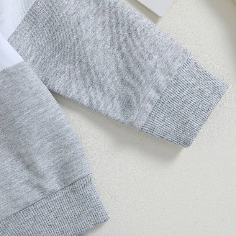 🧸🧥 Ensemble Bébé Garçon 2 Pièces – Sweat à Manches Longues & Pantalon Élastique – Automne – RUEWEY™ - Planète bébé