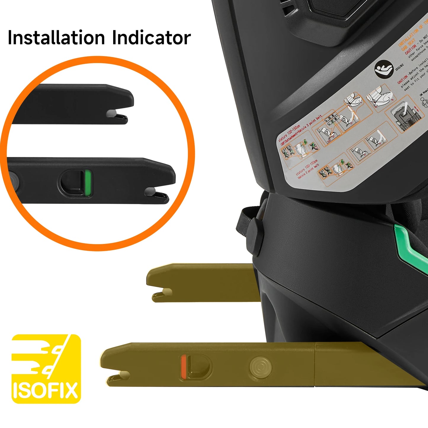 Siège Auto Jovikids Rober – Rehausseur avec Dossier Haut - Planète bébé