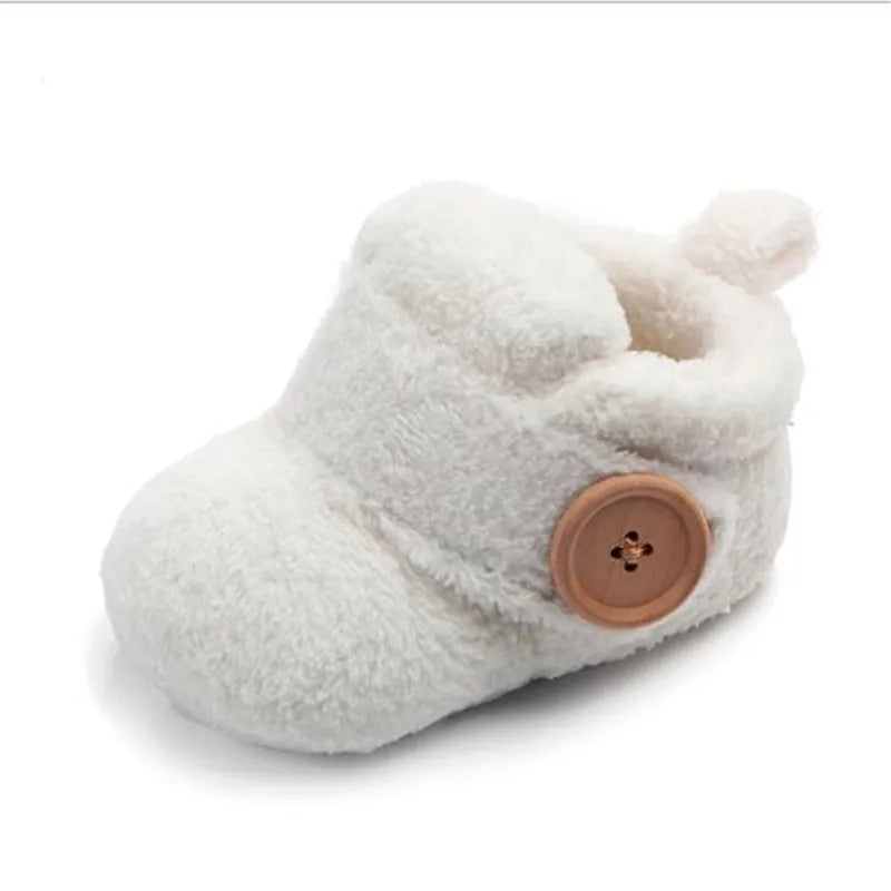 Chaussons Hiver Bébé Chauds – Premiers Pas Antidérapants & Semelle Souple™