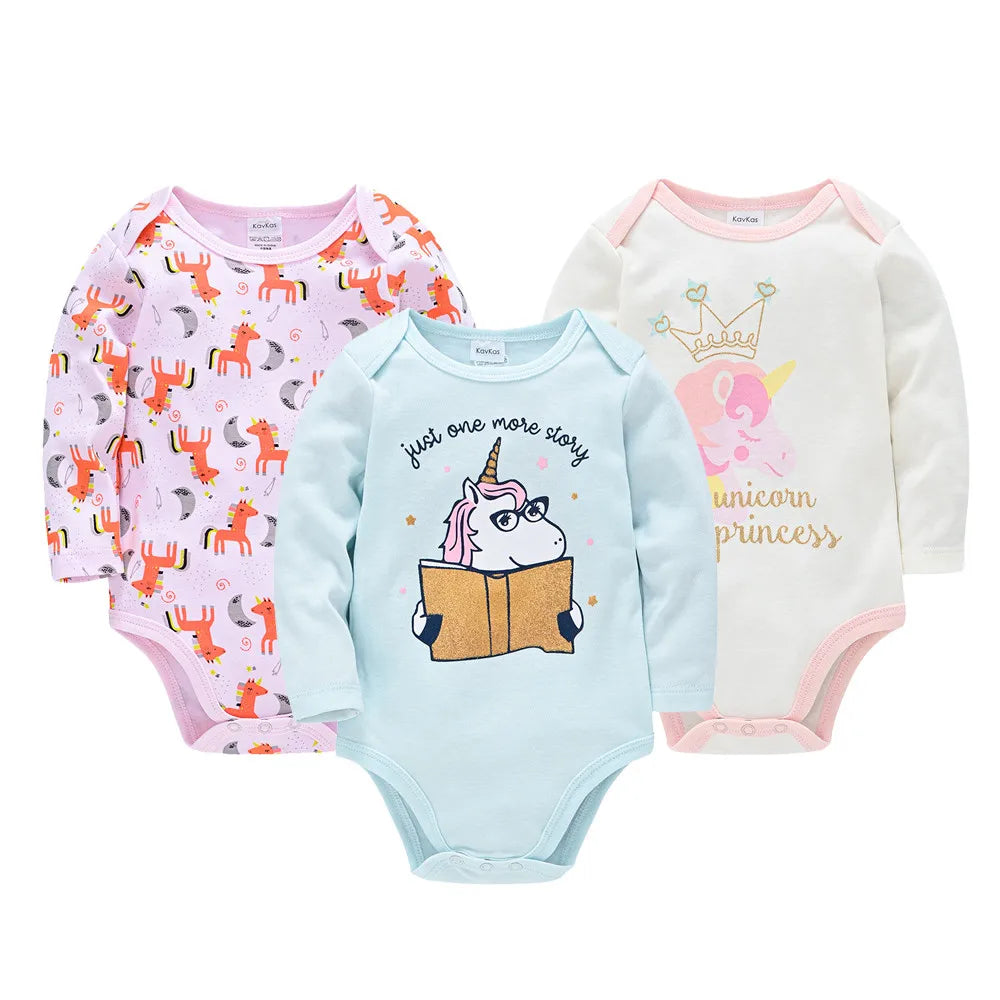 đ¶ Lot de 3 ou 6 Bodies BĂ©bĂ© â Kavkas | Coton Doux & Style Mignon â Garçon &Filleâą