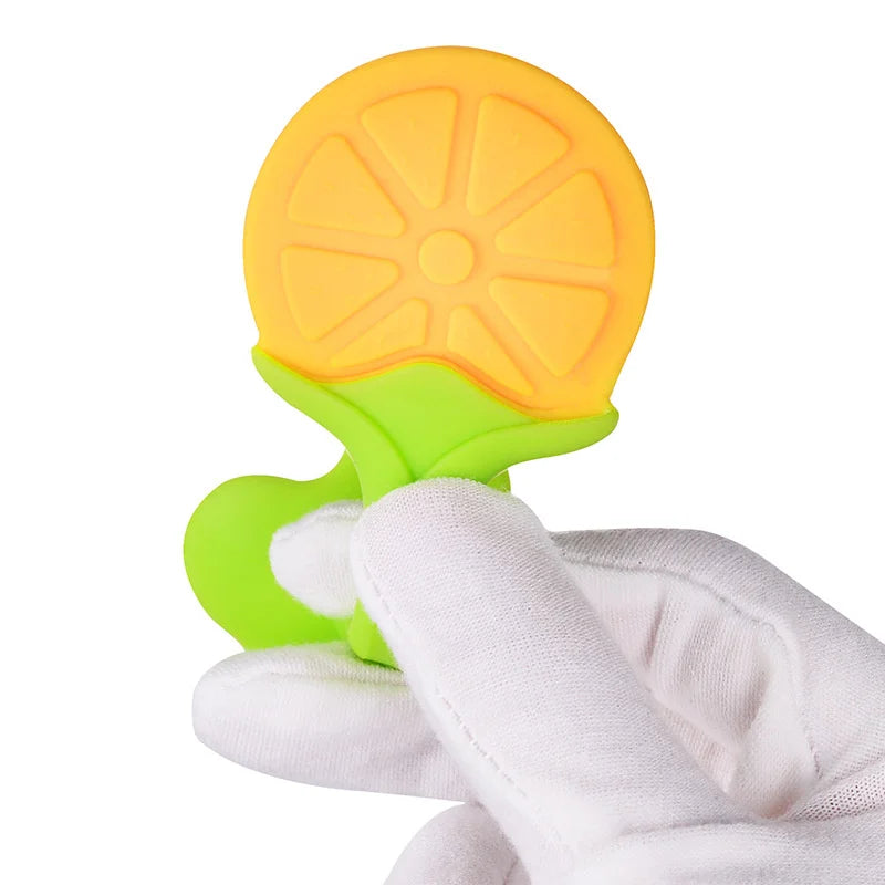 đđ¶ Jouet de Dentition BĂ©bĂ© â Sucette Ă MĂącher en Silicone en Forme de Fruitâą - PlanĂšte bĂ©bĂ©