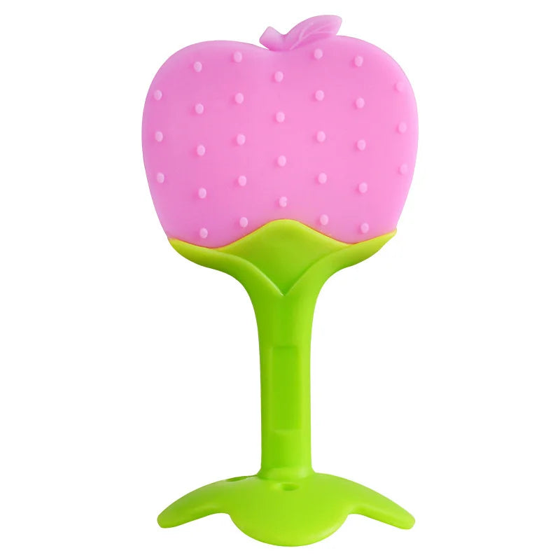đđ¶ Jouet de Dentition BĂ©bĂ© â Sucette Ă MĂącher en Silicone en Forme de Fruitâą