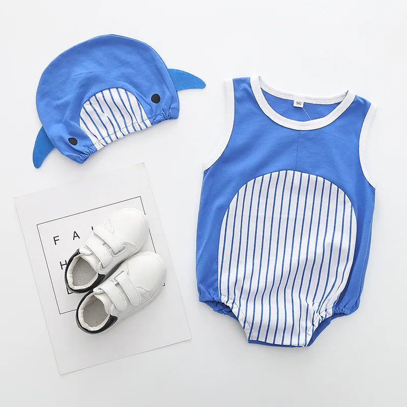 đ¶đ Ensemble Body & Chapeau pour BĂ©bĂ© â ĂtĂ© â Coton Doux â ImprimĂ© Adorable â 0 Ă 12 Moisâą - PlanĂšte bĂ©bĂ©