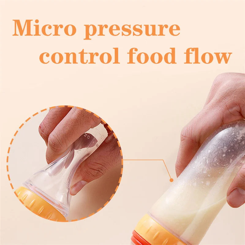 đ„ Biberon CuillĂšre en Silicone â Pour Nourrissons â Aliment Liquide ou Semi-Liquide â Sans BPA â Facile Ă Presserâą