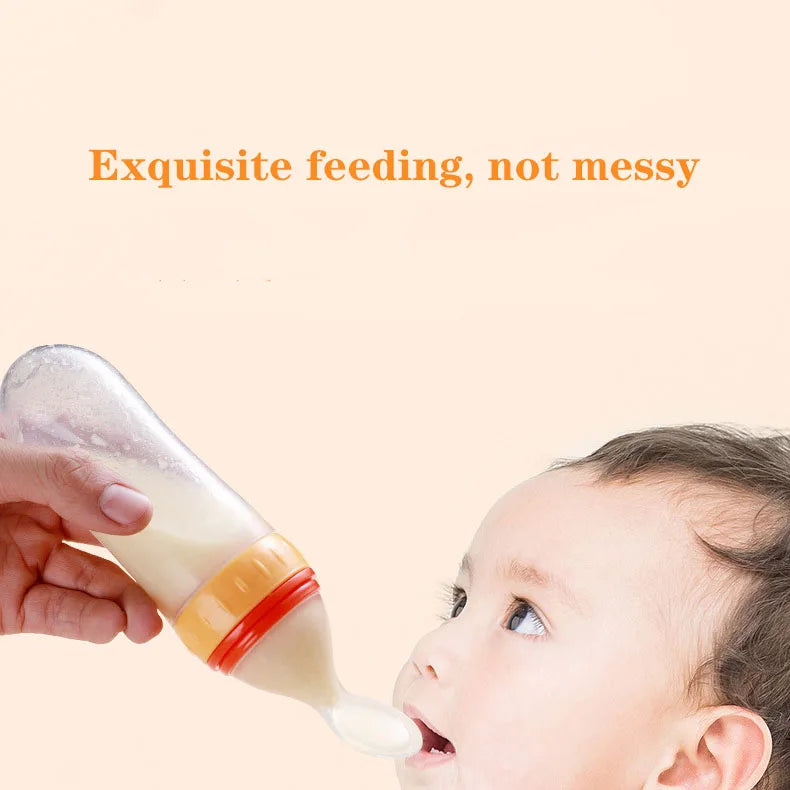 đ„ Biberon CuillĂšre en Silicone â Pour Nourrissons â Aliment Liquide ou Semi-Liquide â Sans BPA â Facile Ă Presserâą