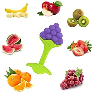đđ¶ Jouet de Dentition BĂ©bĂ© â Sucette Ă MĂącher en Silicone en Forme de Fruitâą