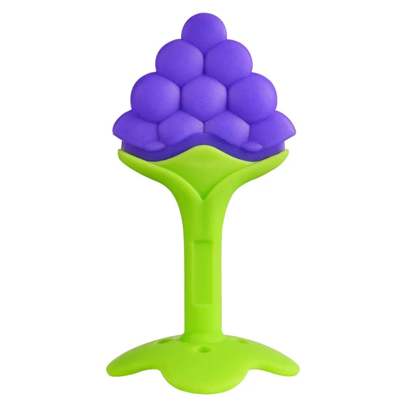 đđ¶ Jouet de Dentition BĂ©bĂ© â Sucette Ă MĂącher en Silicone en Forme de Fruitâą