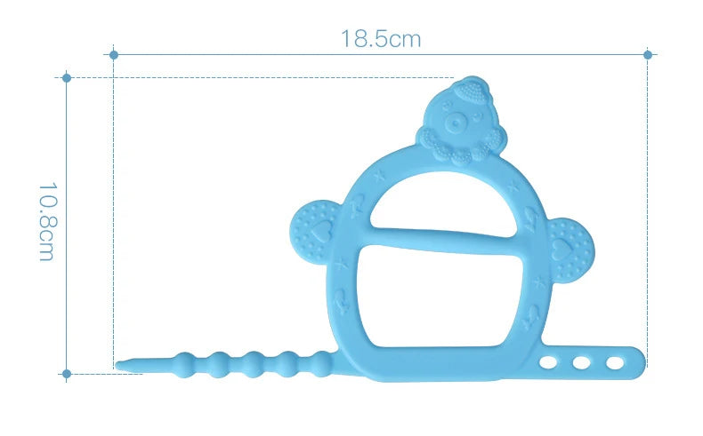 đđ¶ Jouet de Dentition BĂ©bĂ© â Sucette Ă MĂącher en Silicone en Forme de Fruitâą
