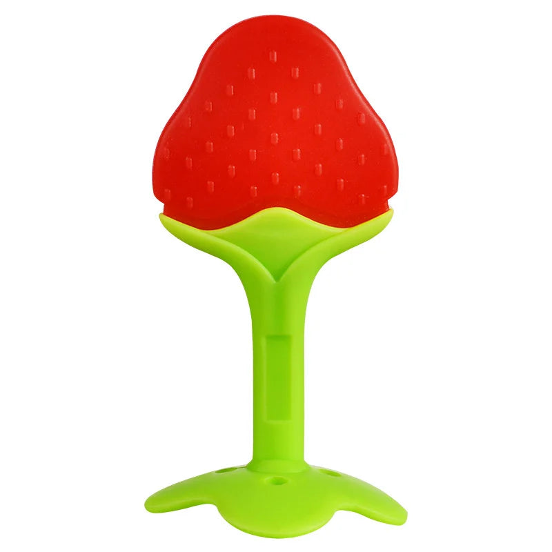 đđ¶ Jouet de Dentition BĂ©bĂ© â Sucette Ă MĂącher en Silicone en Forme de Fruitâą