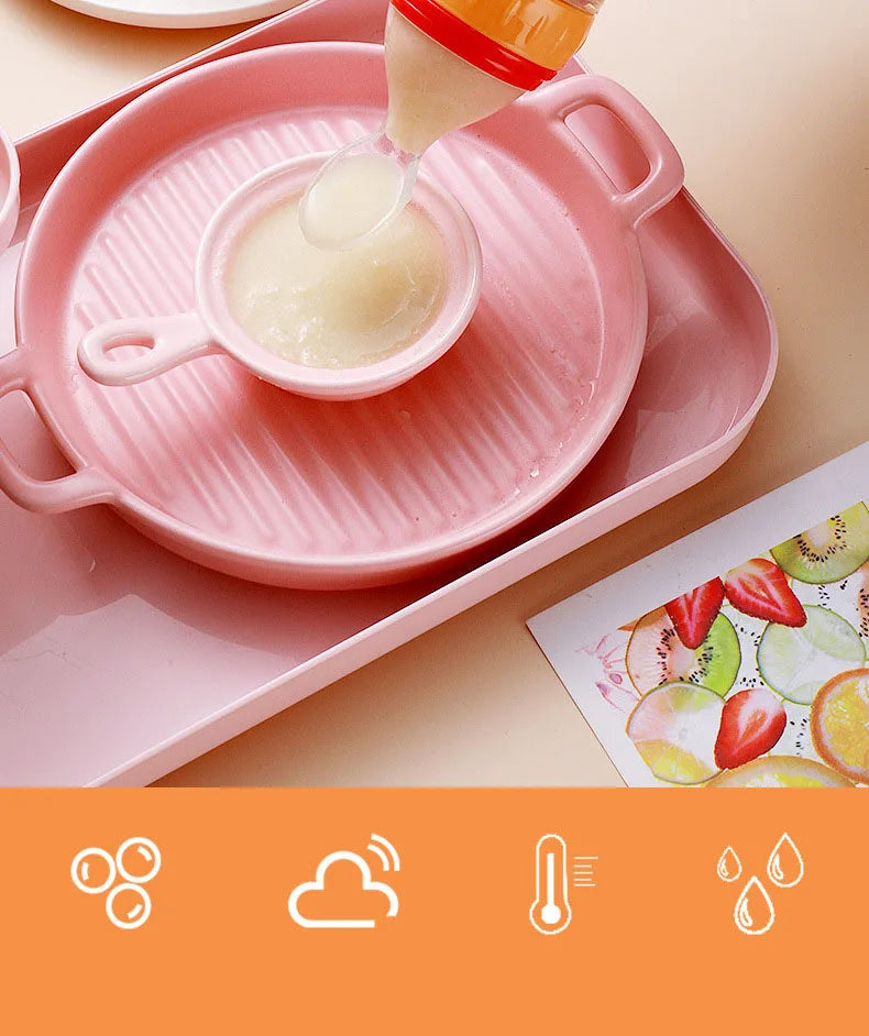 đ„ Biberon CuillĂšre en Silicone â Pour Nourrissons â Aliment Liquide ou Semi-Liquide â Sans BPA â Facile Ă Presserâą