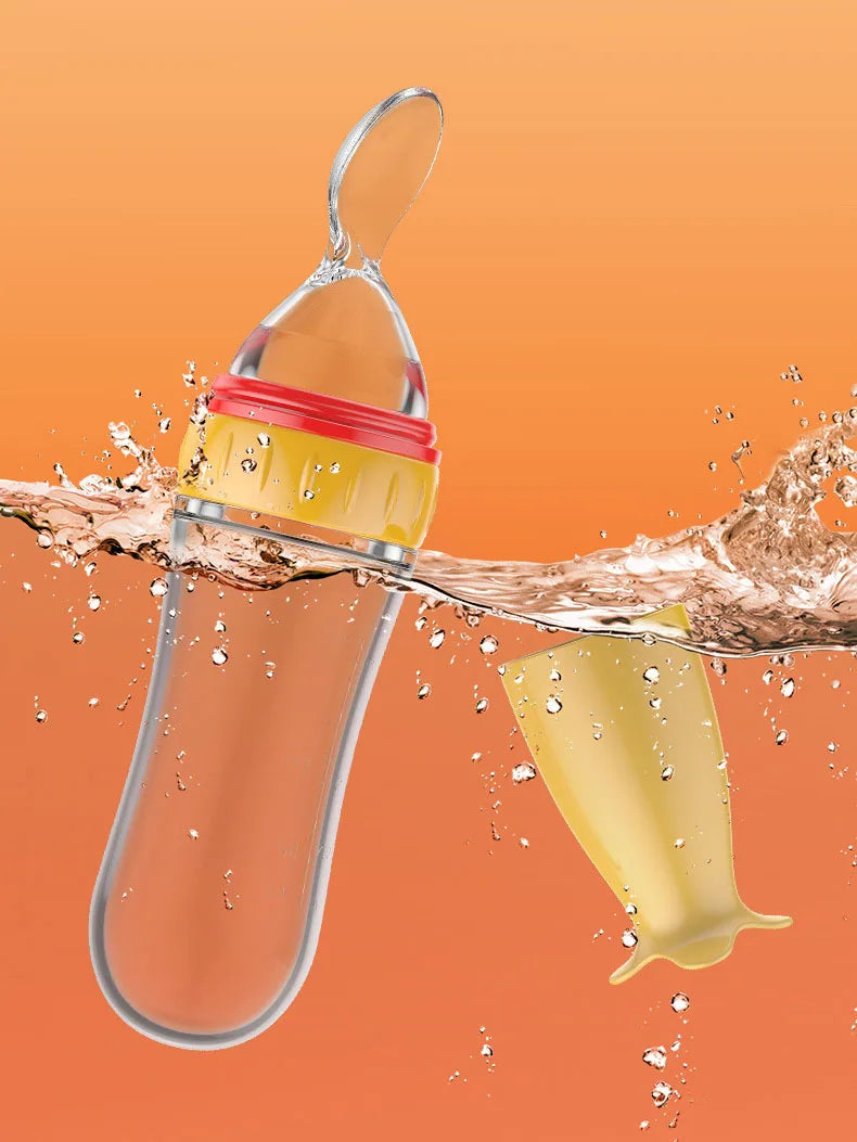 đ„ Biberon CuillĂšre en Silicone â Pour Nourrissons â Aliment Liquide ou Semi-Liquide â Sans BPA â Facile Ă Presserâą