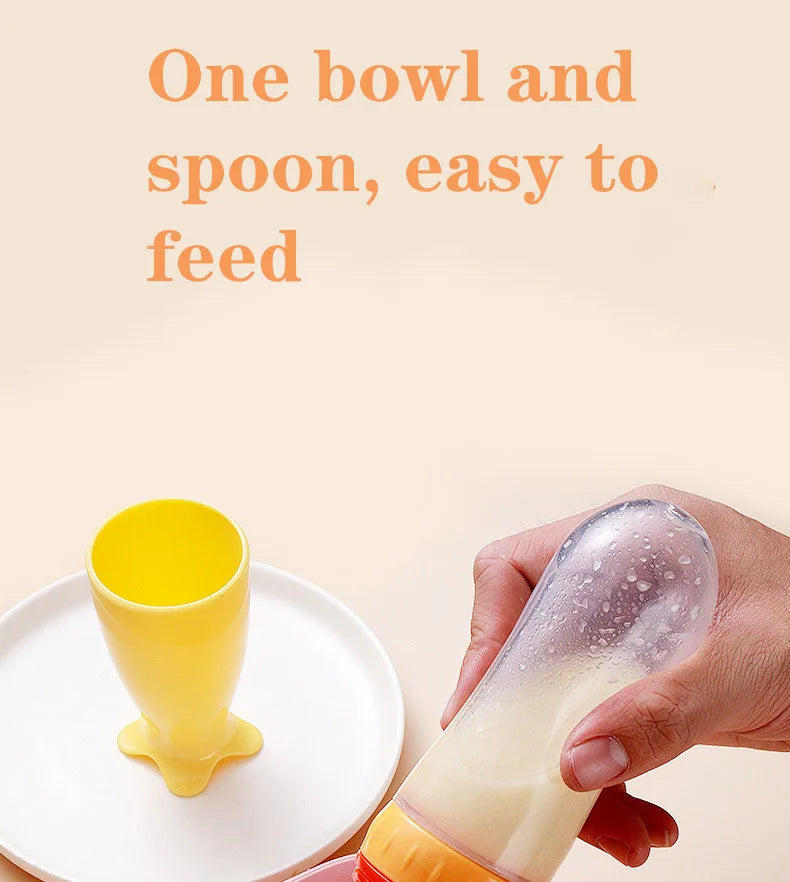 đ„ Biberon CuillĂšre en Silicone â Pour Nourrissons â Aliment Liquide ou Semi-Liquide â Sans BPA â Facile Ă Presserâą