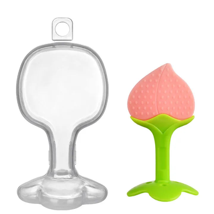 đđ¶ Jouet de Dentition BĂ©bĂ© â Sucette Ă MĂącher en Silicone en Forme de Fruitâą