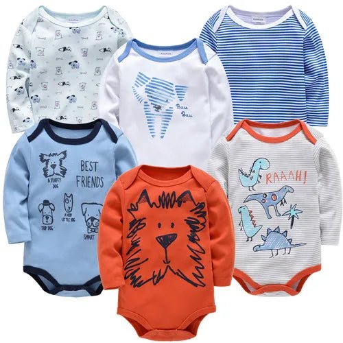 👶 Lot de 3 ou 6 Bodies Bébé – Kavkas | Coton Doux & Style Mignon – Garçon &Fille™ - Planète bébé