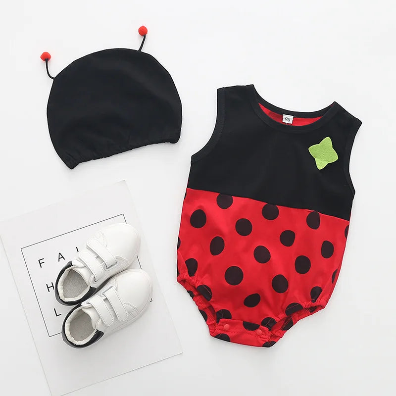 đ¶đ Ensemble Body & Chapeau pour BĂ©bĂ© â ĂtĂ© â Coton Doux â ImprimĂ© Adorable â 0 Ă 12 Moisâą - PlanĂšte bĂ©bĂ©