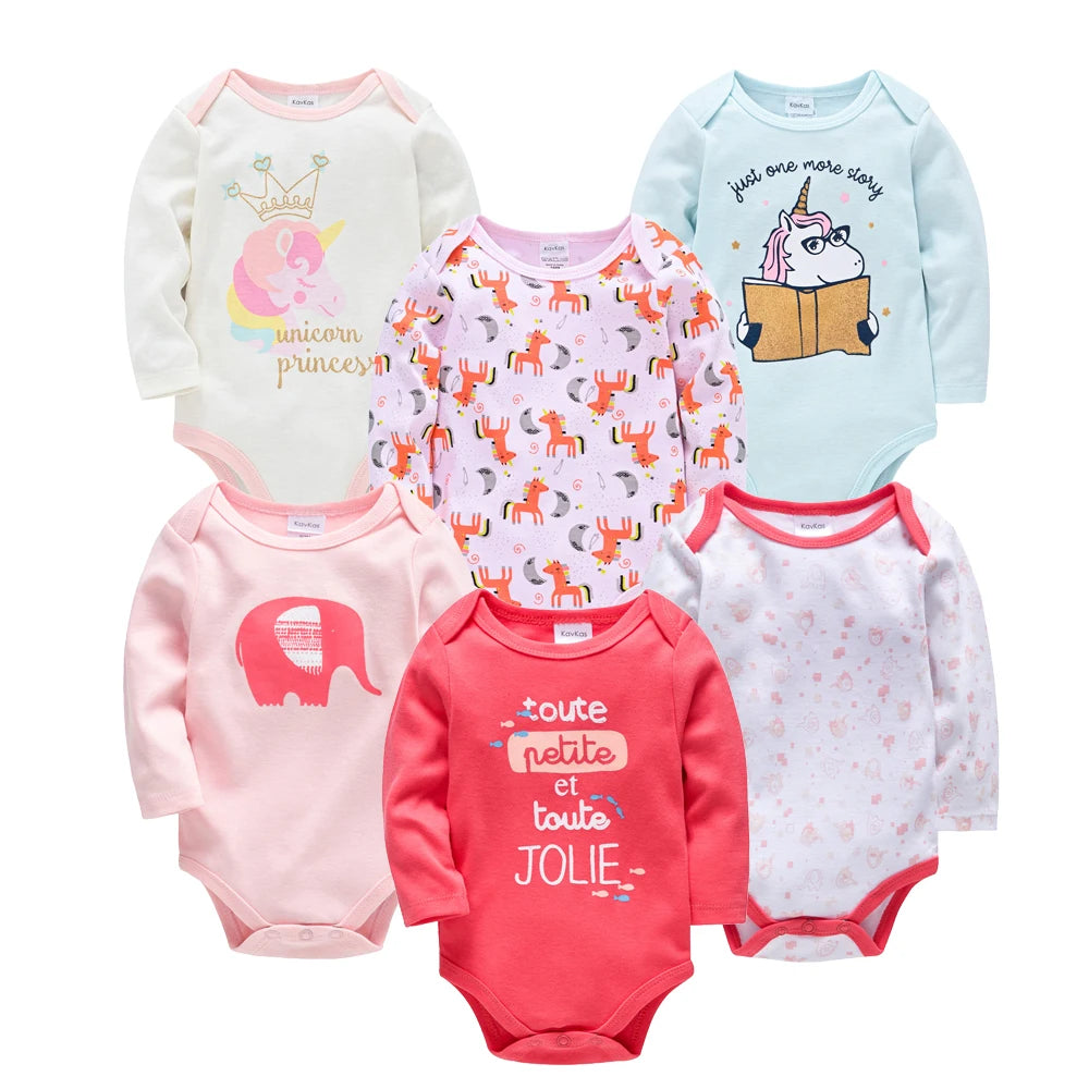 đ¶ Lot de 3 ou 6 Bodies BĂ©bĂ© â Kavkas | Coton Doux & Style Mignon â Garçon &Filleâą