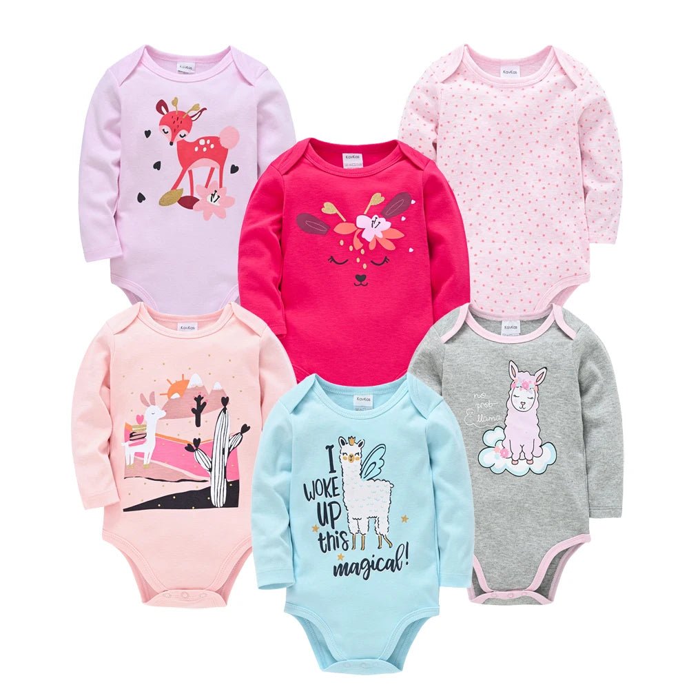 👶 Lot de 3 ou 6 Bodies Bébé – Kavkas | Coton Doux & Style Mignon – Garçon &Fille™ - Planète bébé