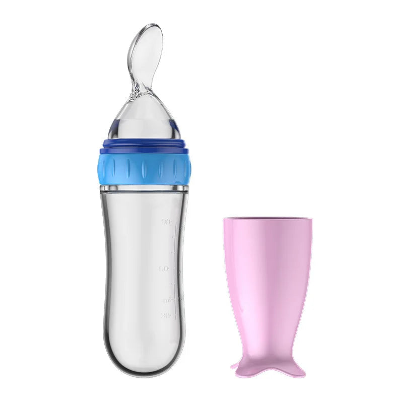 đ„ Biberon CuillĂšre en Silicone â Pour Nourrissons â Aliment Liquide ou Semi-Liquide â Sans BPA â Facile Ă Presserâą