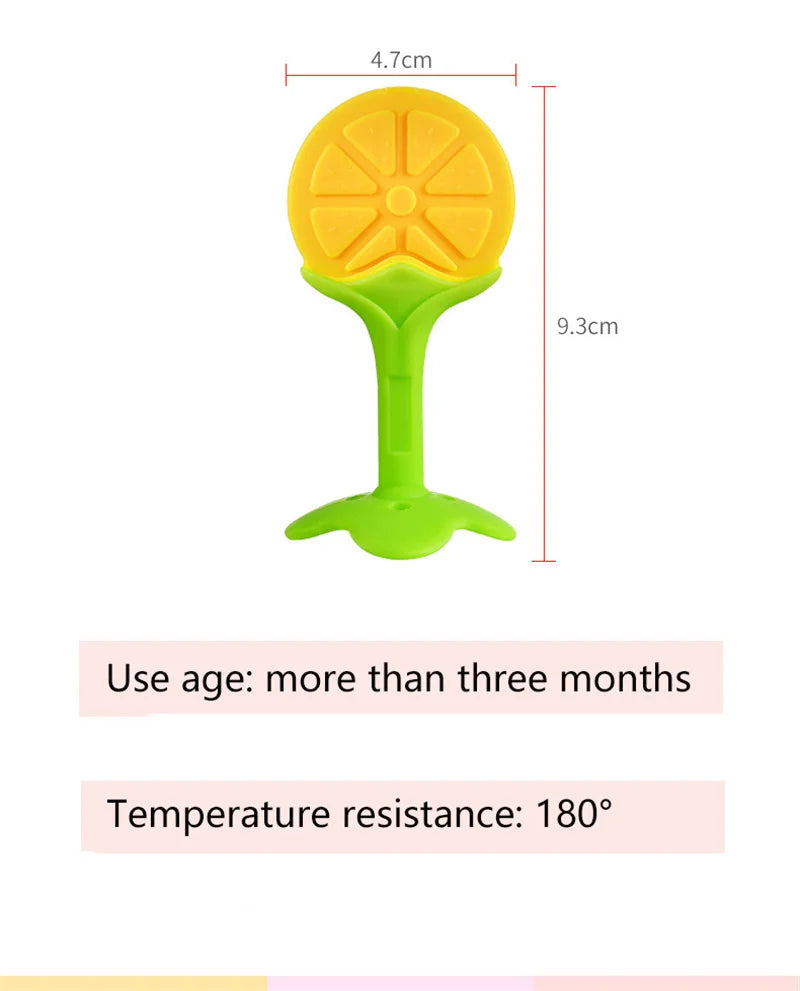 đđ¶ Jouet de Dentition BĂ©bĂ© â Sucette Ă MĂącher en Silicone en Forme de Fruitâą - PlanĂšte bĂ©bĂ©