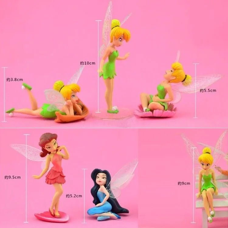 Figurines Fée Clochette 6pcs ™ - Planète bébé