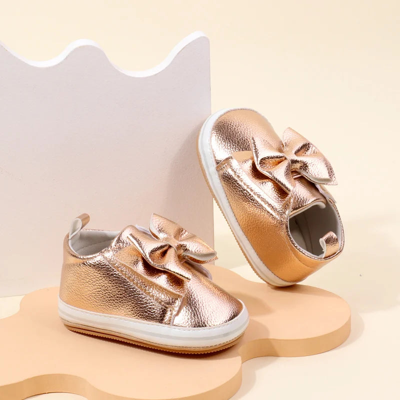 đŠđŁ Chaussures BĂ©bĂ© Fille â Similicuir Premium & NĆud Papillon â Premiers Pas ĂlĂ©gants â 0 Ă 18 Moisâą