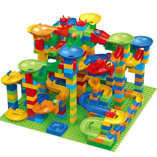 Circuit Billes à Assembler – Jeu de Construction DIY Enfant – Puzzle Éducatif avec Petites Pièces – Cadeau Créatif 6 Ans+™ - Planète bébé