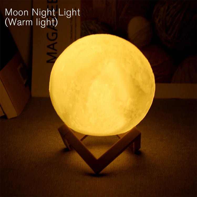 đ Veilleuse Lune Galaxy â Lampe de Lecture LED pour Enfants & Chambreâą - PlanĂšte bĂ©bĂ©