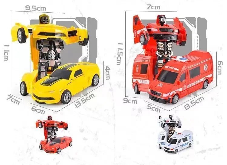 Voiture Robot Transformable à Inertie® - Planète bébé
