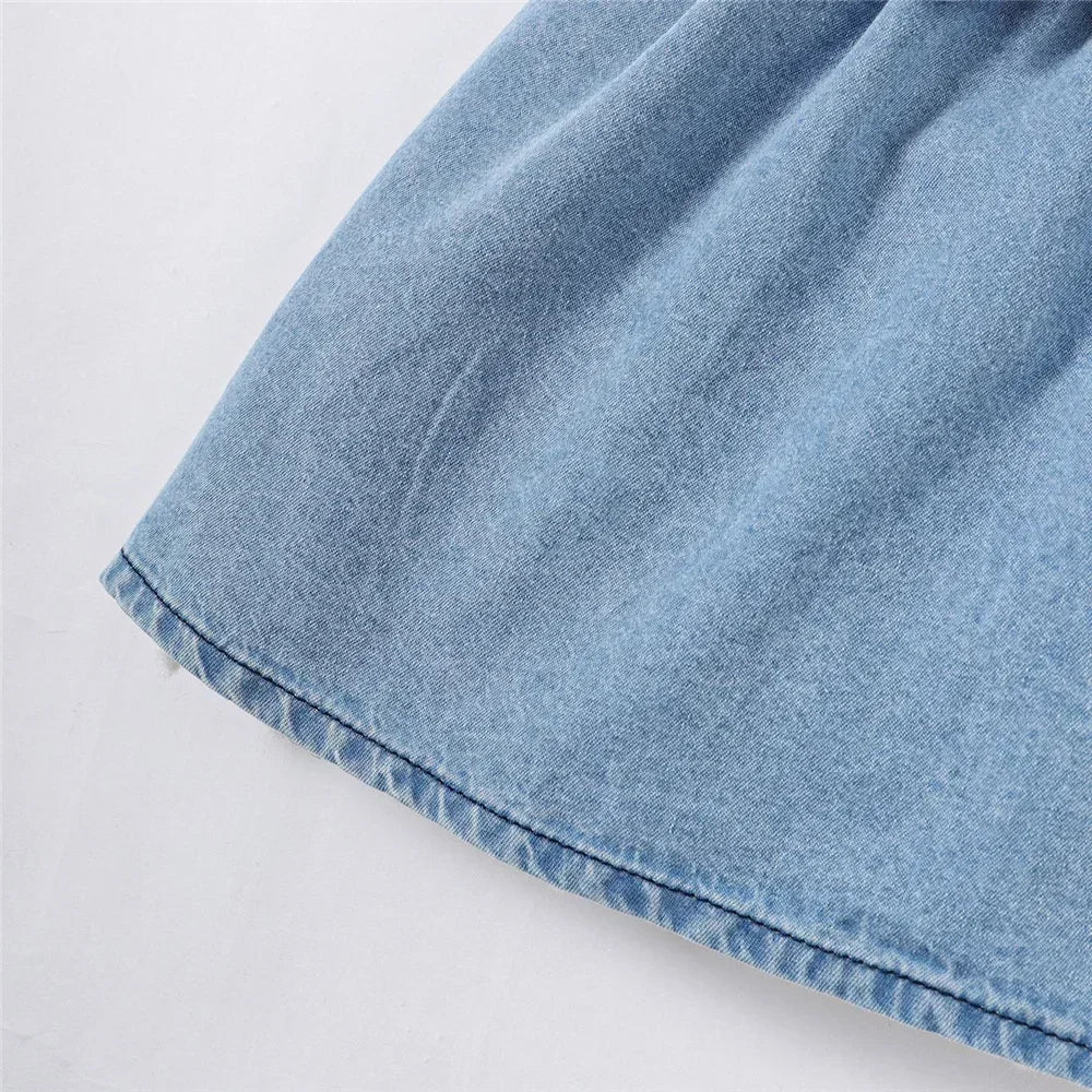 đ robe en jean bĂ©bĂ© fille