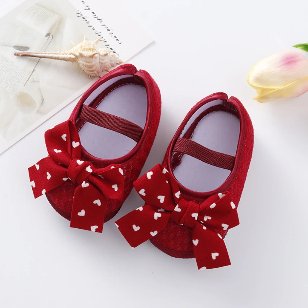 đâš Chaussures BĂ©bĂ© Fille PremiĂšre Marche â Ballerines AntidĂ©rapantes avec NĆud â Mariage & CĂ©rĂ©monie â 0 Ă 12 Mois âą - PlanĂšte bĂ©bĂ©