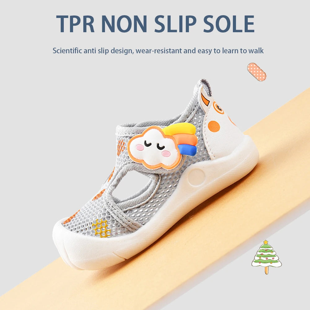 👣🩴 Sandales d'Été – Mesh Respirant & Semelle Souple Antidérapante – 1 à 3 ans™