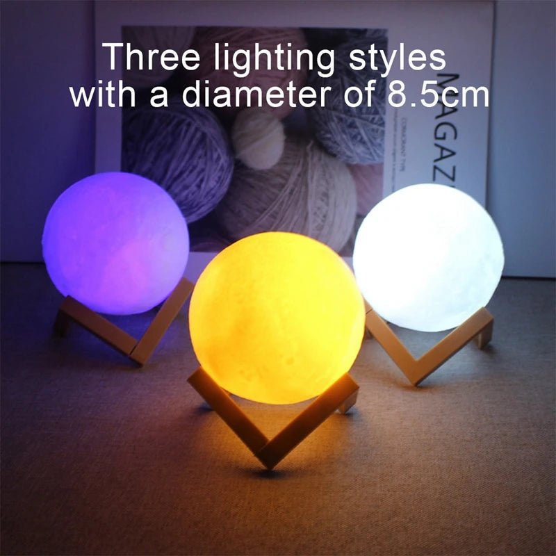 đ Veilleuse Lune Galaxy â Lampe de Lecture LED pour Enfants & Chambreâą - PlanĂšte bĂ©bĂ©