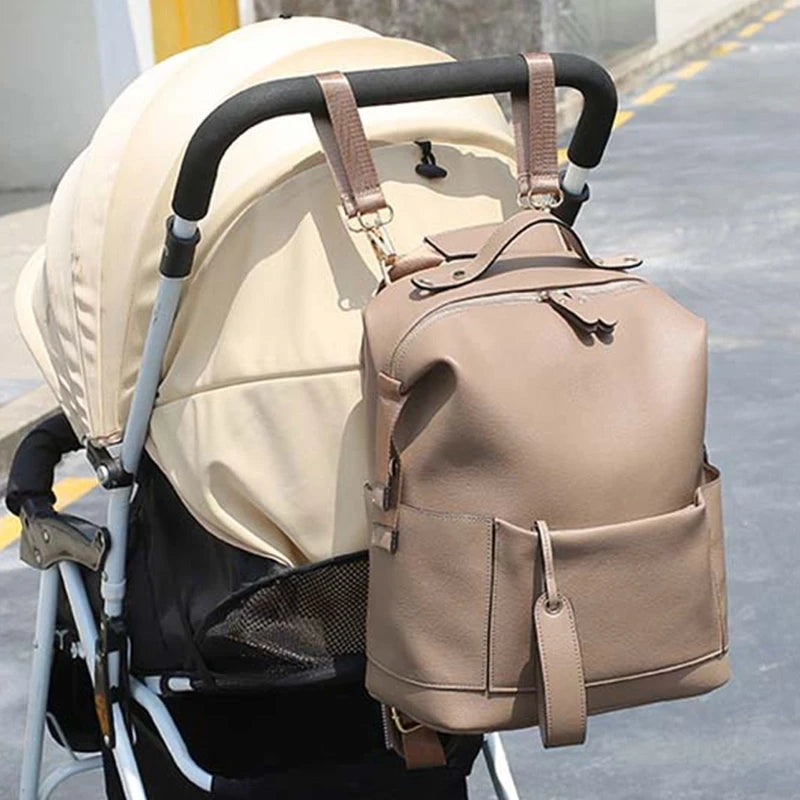 Mommy Bag – Sac à Langer Élégant en Cuir PU™