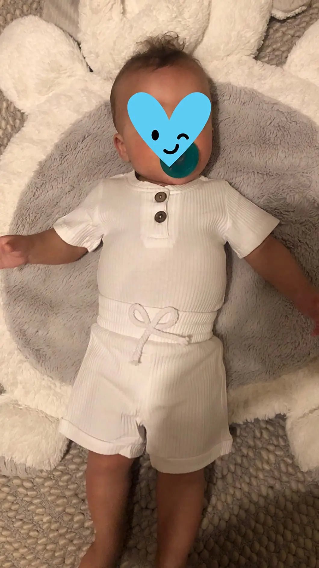 đ¶âš Ensemble Estival BĂ©bĂ© Garçon â KuKitty | Haut & Short en Coton TricotĂ© | Look Casual Chicâą - PlanĂšte bĂ©bĂ©