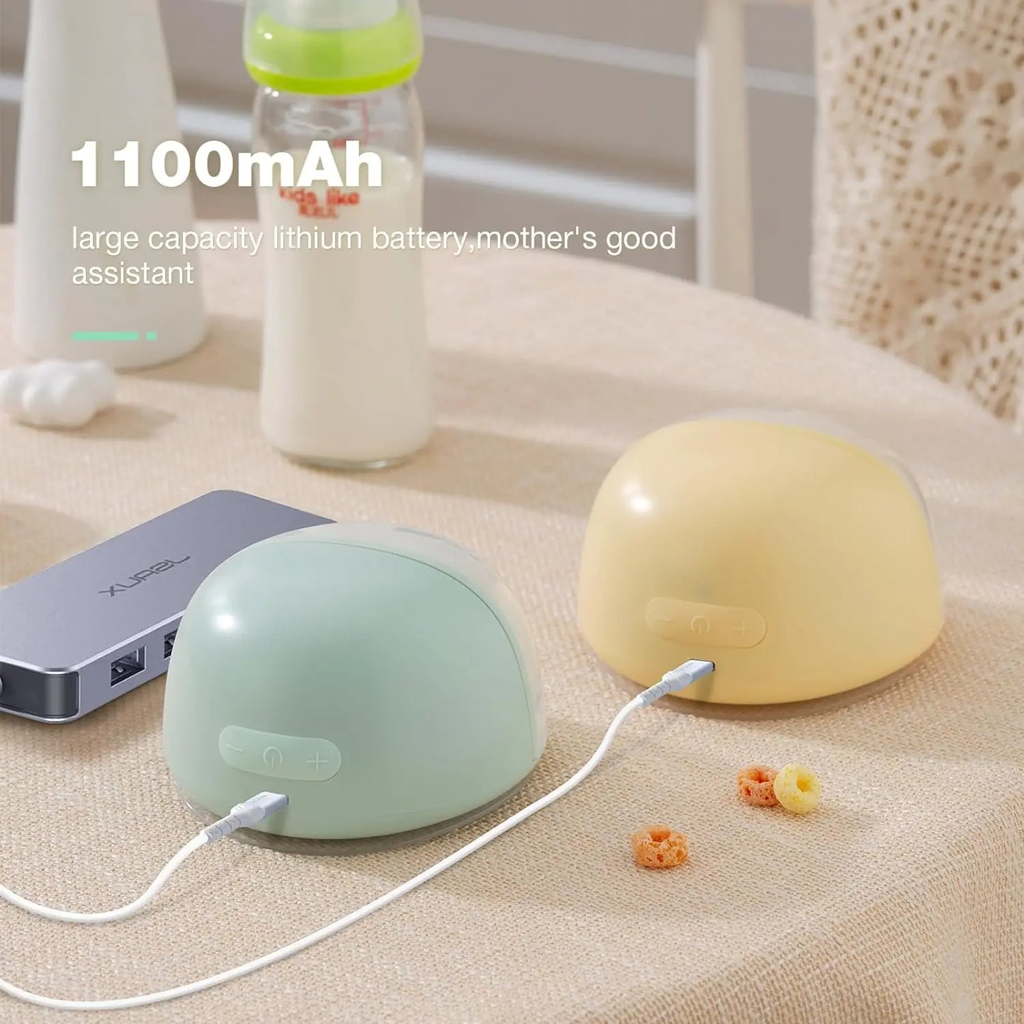 đ€± Tire-Lait Ălectrique Mains Libres â Portable, Silencieux & Sans BPA â 3 Modes, 9 Niveaux de Succion + Sac de Stockage Inclusâą - PlanĂšte bĂ©bĂ©