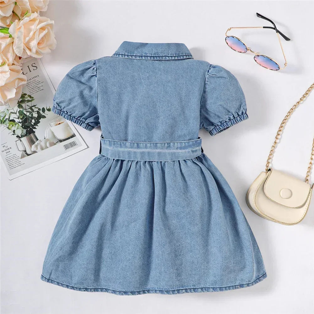 đ robe en jean bĂ©bĂ© fille