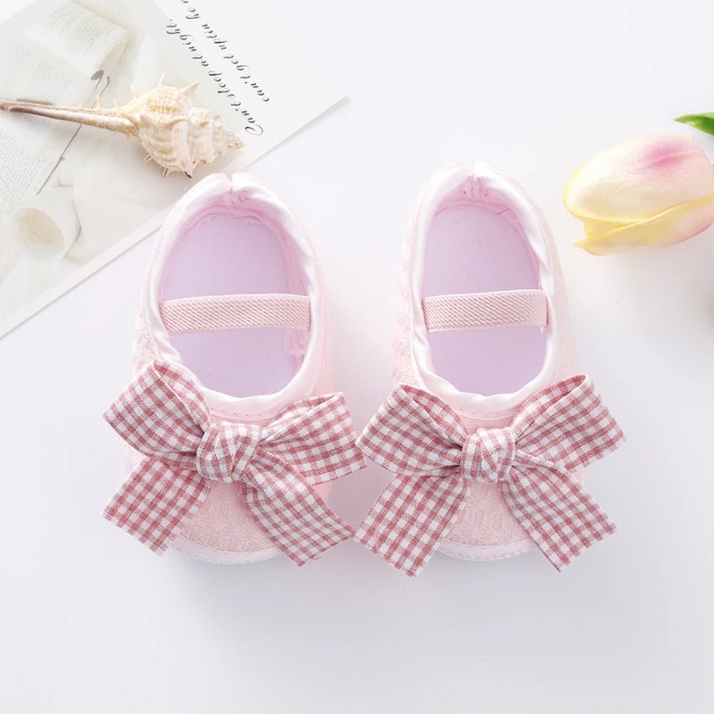 đâš Chaussures BĂ©bĂ© Fille PremiĂšre Marche â Ballerines AntidĂ©rapantes avec NĆud â Mariage & CĂ©rĂ©monie â 0 Ă 12 Mois âą - PlanĂšte bĂ©bĂ©