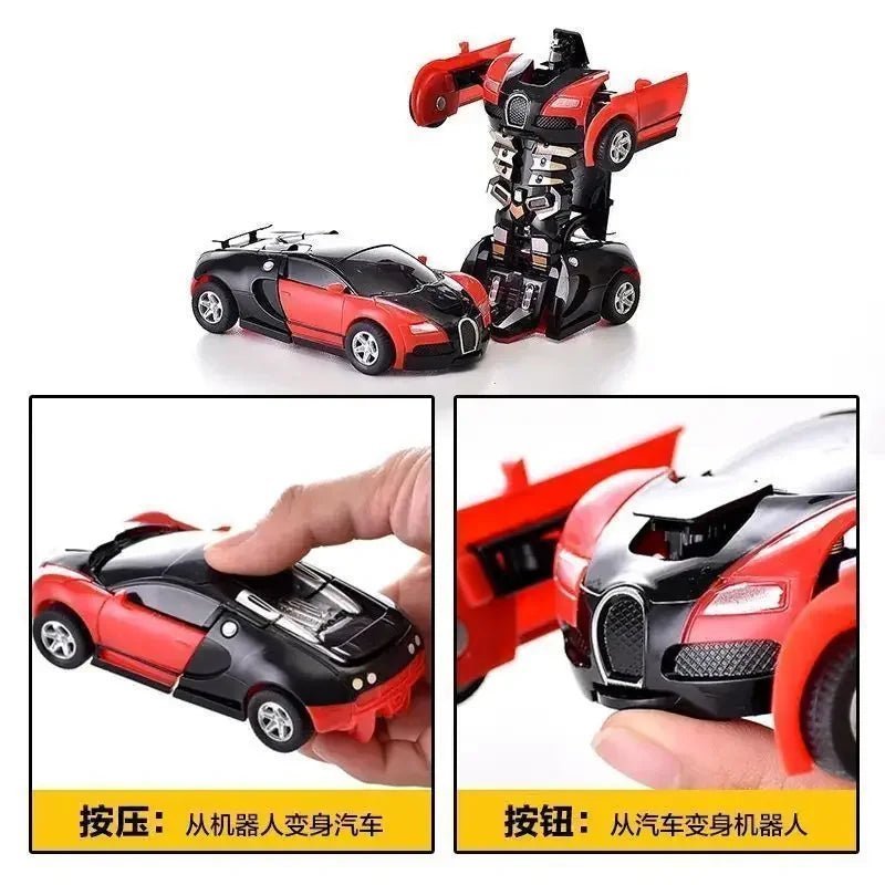 Voiture Robot Transformable à Inertie® - Planète bébé