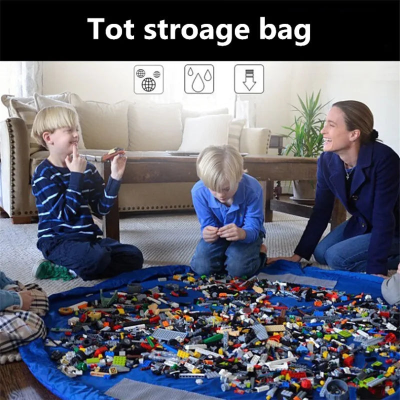 đđ§ž Tapis de Jeu et Sac de Rangement pour Jouets â Grand Format Durable & Pliable â IdĂ©al Enfants & Parentsâą - PlanĂšte bĂ©bĂ©