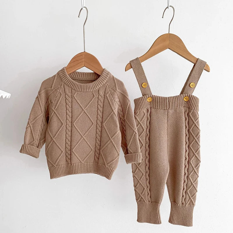 đ§¶đ Ensemble BĂ©bĂ© TricotĂ© â Style CorĂ©en â Automne/Hiver â Unisexe 0-12 Moisâą - PlanĂšte bĂ©bĂ©