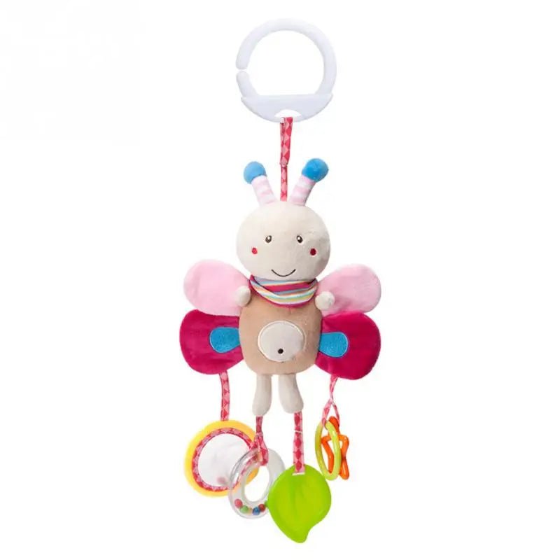 Soft Giraffe Zebra Animal Handbells Rattles Plush Infant Baby Development Handle Toys WIth Teether Baby Toy For Newborn Gifts™ - Planète bébé