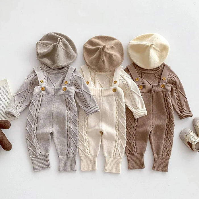 đ§¶đ Ensemble BĂ©bĂ© TricotĂ© â Style CorĂ©en â Automne/Hiver â Unisexe 0-12 Moisâą - PlanĂšte bĂ©bĂ©