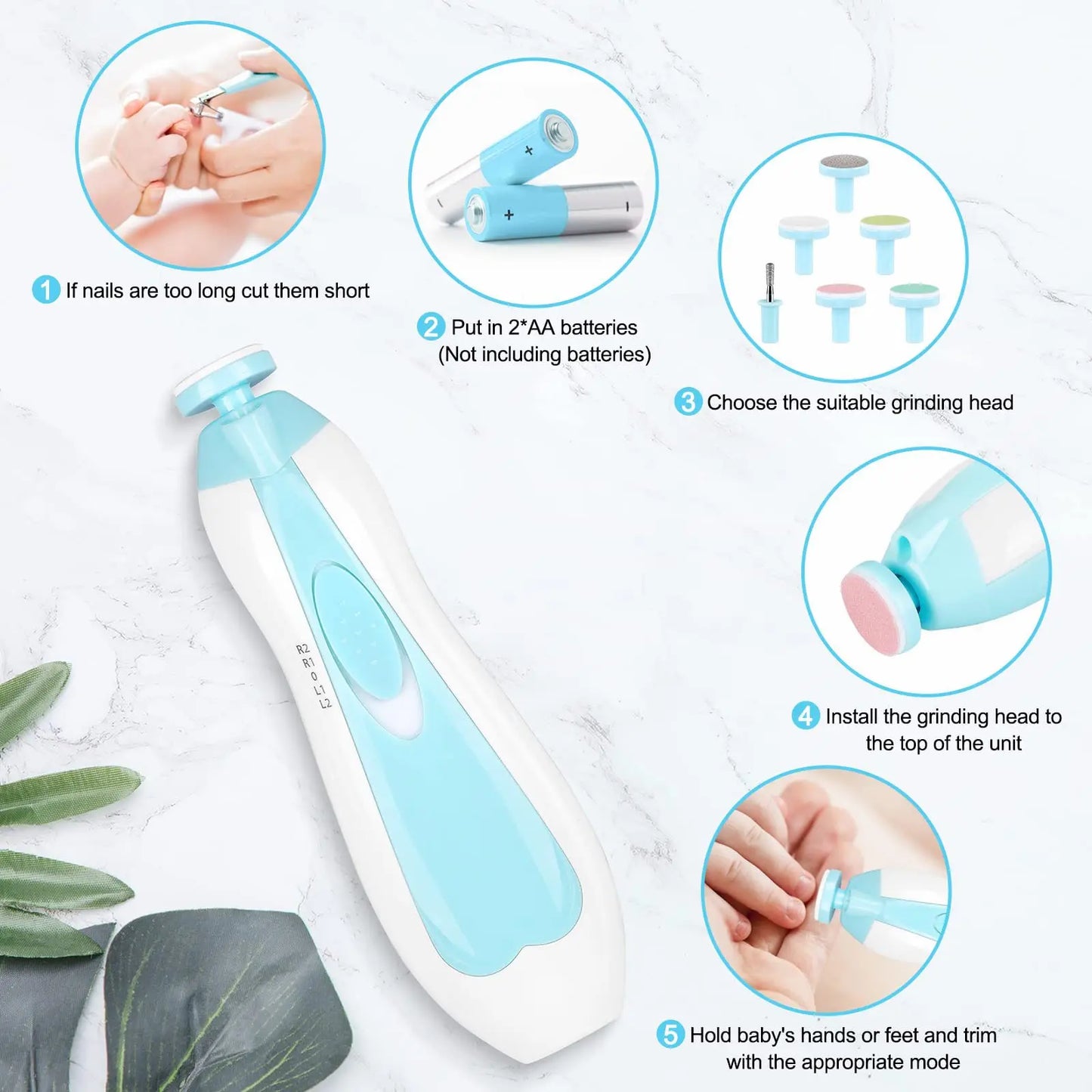 Coupe - Ongles Électrique Bébé™ - Planète bébé