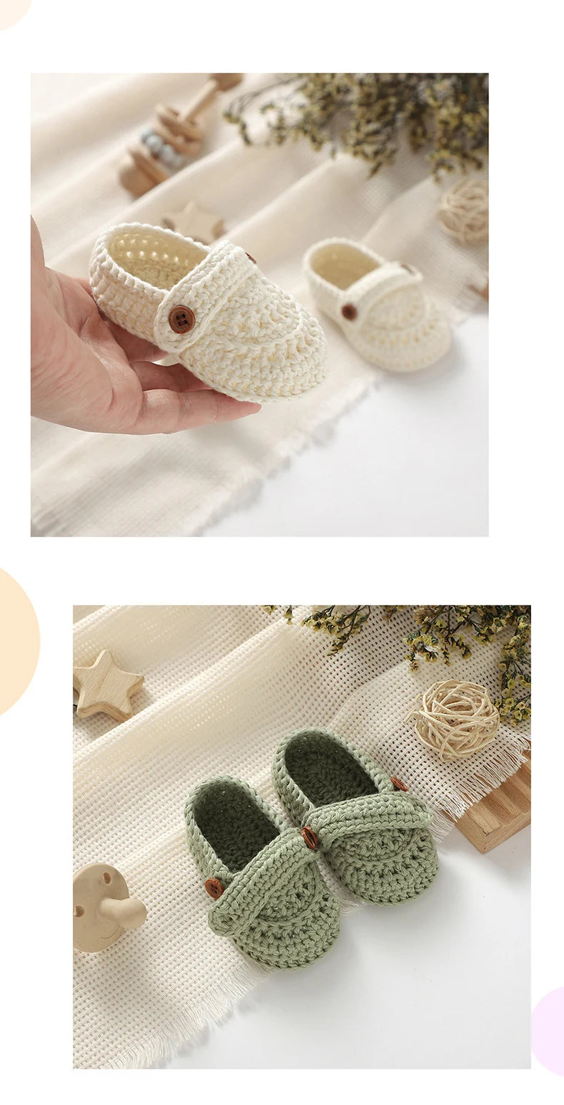 đ§Šđ¶ Chaussons BĂ©bĂ© en Coton TricotĂ© â Mi-Saison â Unisexe 0 Ă 18 Mois â Boucle & Confort Absoluâą - PlanĂšte bĂ©bĂ©
