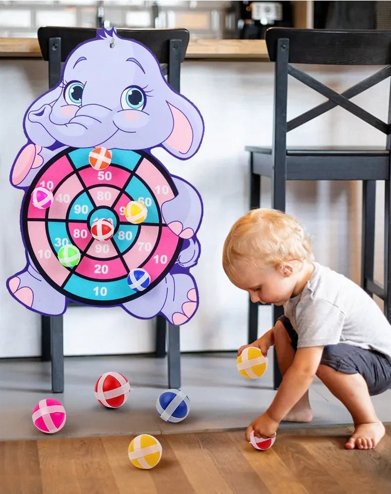 đŻ Jeu de FlĂ©chettes Ăducatif avec Balles Collantes â Pour Enfants de 3 Ă 7 Ansâą - PlanĂšte bĂ©bĂ©
