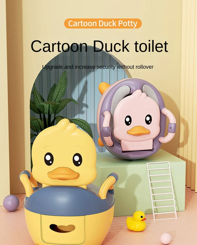 pot bébé ergonomique forme canard
