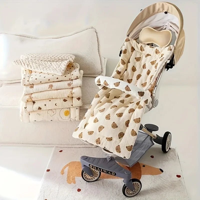 Coussin de Siège pour Poussette – Matelas Doux et Confortable – Accessoire Universel pour Bébé™ - Planète bébé