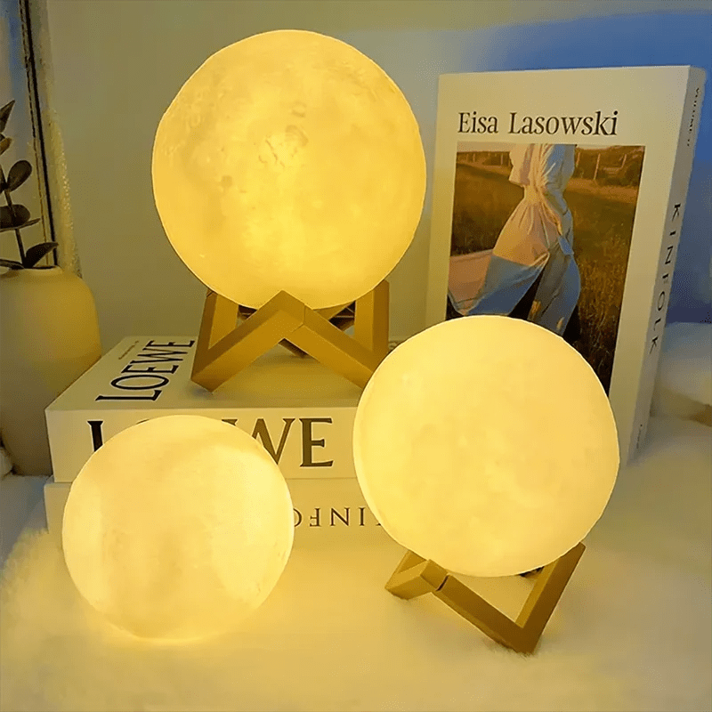 đ Veilleuse Lune Galaxy â Lampe de Lecture LED pour Enfants & Chambreâą - PlanĂšte bĂ©bĂ©